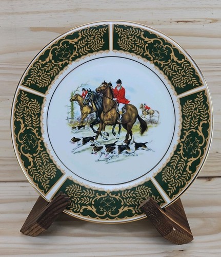 China plate with hunting - plate,