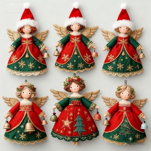 12pcs wood wooden angel - wood,