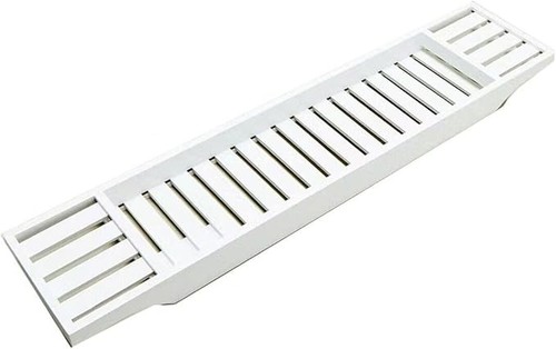 White bamboo wooden over - white, bath