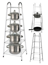 Chrome 5 Tier Pan Stand