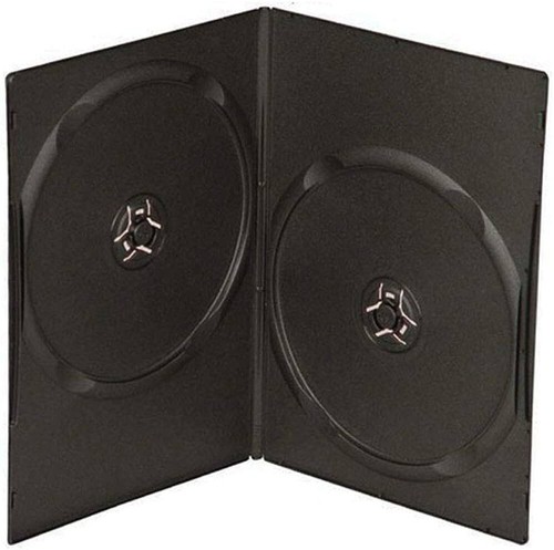 100 double dvd case - 100, 7mm