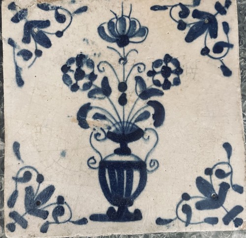 Antique delft tulip - antique,