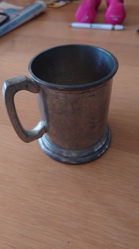 Antique pewter mug - mug, 1/2