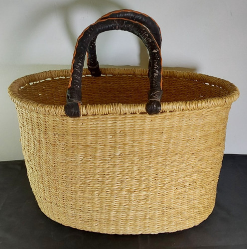Large wicker woven oval - large,