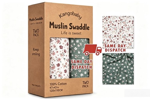 Pack baby muslin 120x110cm - 2,