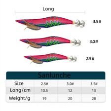 5PCS/Pack Shrimp Lure Octopus Squid Jig Fishing Tackle Hook Bait 