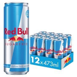 Red bull sugar free energy - red,