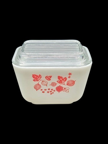 Vintage pyrex pink gooseberry - pyrex,