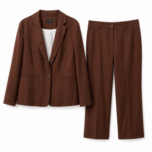 Talbots linen blend - linen, suit