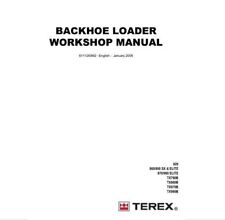 Terex 820, 860, 880, 970, 980, TX760B, TX860B, TX970B, TX980B Backhoe Manual