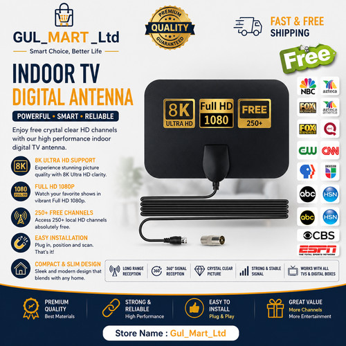 8000 miles indoor antenna - tv,