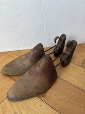 Pair Of Vintage Wooden Shoe