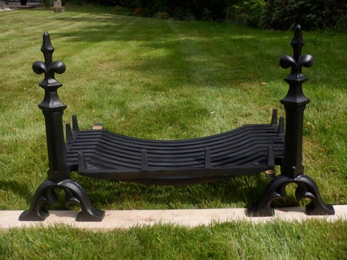 Cast iron log burner fire - burner,