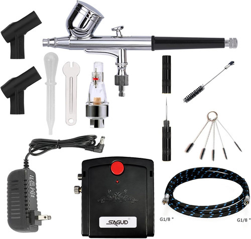 Professional mini airbrush - airbrush, kit