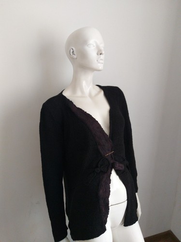 Zuza bart black wool - zuza, top