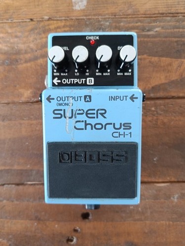 Boss super chorus guitar - chorus,