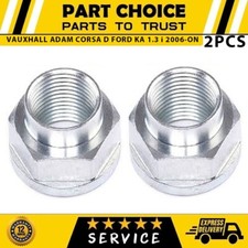 2X DRIVESHAFT AXLE HUB NUT