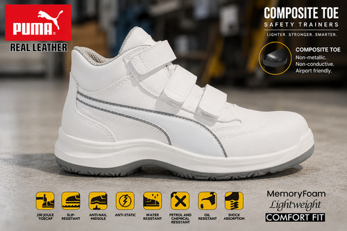 Mens puma leather safety - mens,