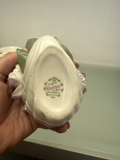 Vintage Radnor Fine Bone China Flower Basket Posy Pink Yellow Lilac VGC A20