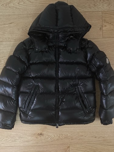 Moncler maya black hooded - hooded, down