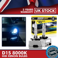 2X D1S Xenon 8000K HID Car Headlight Bulbs Compatible With 66043 66144 85410