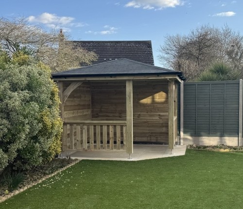 Corner gazebo 5x2 - corner,