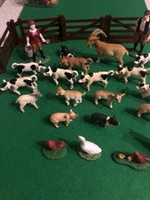 ELC animals with farmer and his wife.good condition.