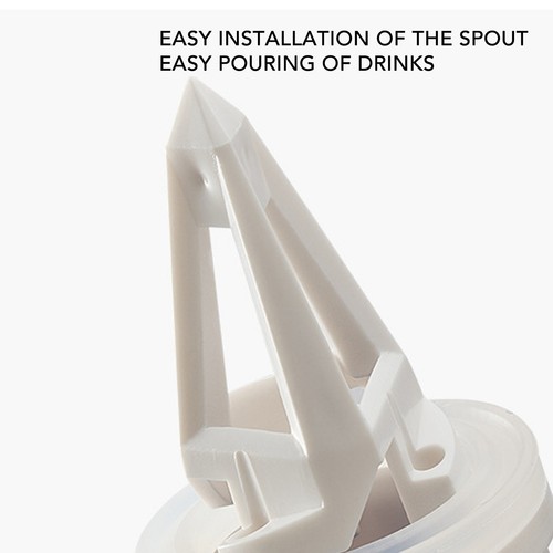 2pcs bottle pourer milk - bottle, drinks
