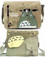 My Neighbor TOTORO Fashion Canvas Shoulder Messenger Bag School Bag Kid Gift ##