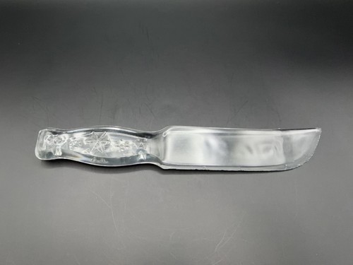Vintage clear glass - glass, 9"