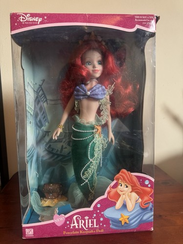 Disney ariel porcelain doll - ariel,