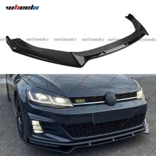 FOR VW GOLF MK7 MK7.5 GTI GTD R R GTE FRONT SPLITTER SPOILER LIP BODY KIT 13-20