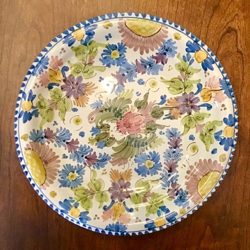 Vintage hand painted floral - painted,