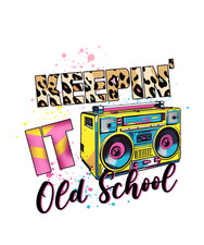 80s 90s Iron on Transfer T-shirts Heat Tranfers Bags Tops Tees Gift SN 04