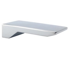 Chrome Waterfall Bath Spout Wall Mounted Bathtub Outlet Tap Square Flat Filler