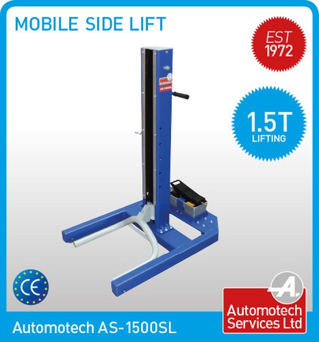 Single post lift mobile side - single,