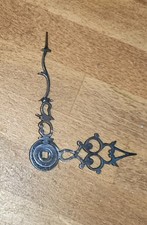 Pair Antique Cut Steel Bracket Clock Hands.