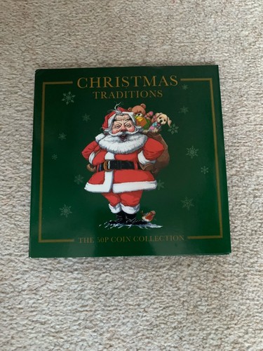 Christmas traditions 50p coin - christmas,