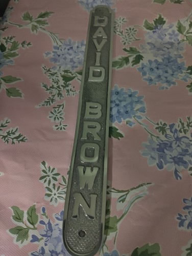 David brown front alluminium - david,