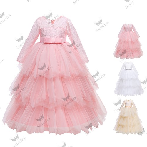 Girls kids ball gown - gown, flower