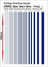 STRIPES WATER SLIDE TRANSFERS