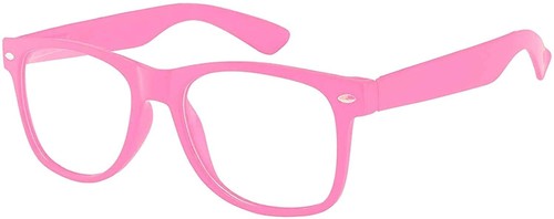 Baby pink frame glasses - frame,