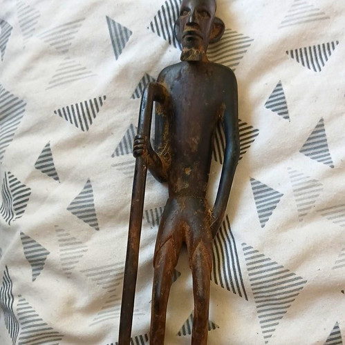 African carved wooden - carved,