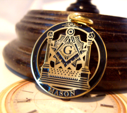 Masonic pocket watch chain fob - chain,