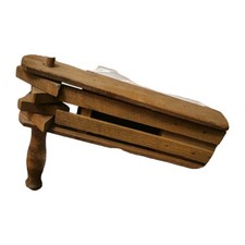 Vintage wooden football - , rattle