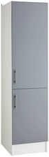 Home Athina 500mm Fitted Kitchen Tall Unit - Grey | Slim tall kitchen cupboard