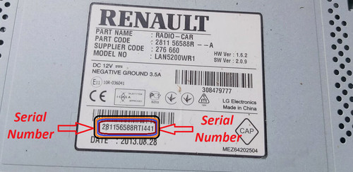 Renault radio code - renault,