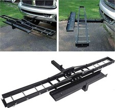 Motorcycle Dirtbike Carrier Tilt Hitch Mount Rack Ramp For 2019-2022 Ford Ranger