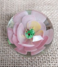 Vintage Small  Art Glass Pink