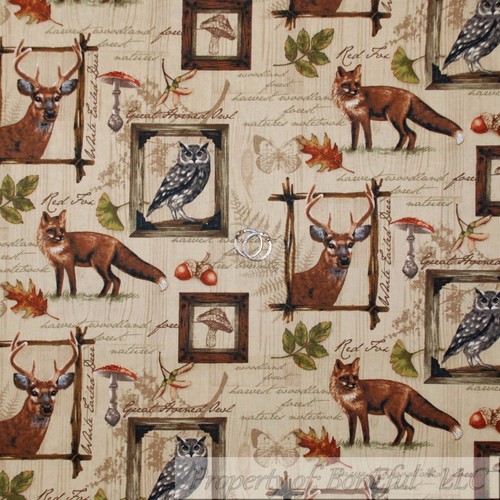 Boneful fabric cotton quilt - fabric, fq